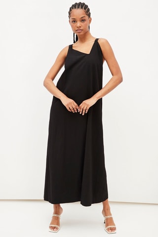 Midi-jurk Zwart