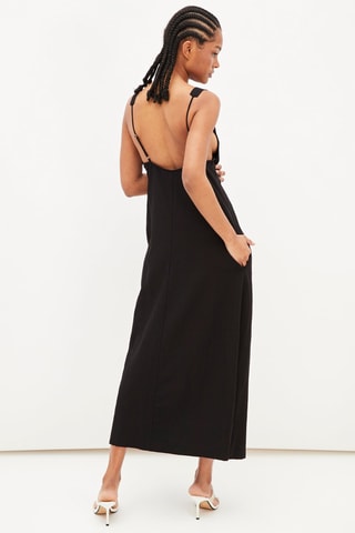 Midi-jurk Zwart