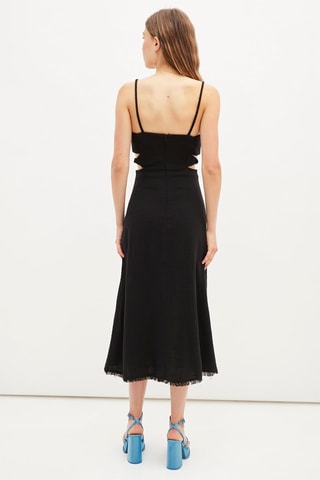 Midi-jurk - Zwart