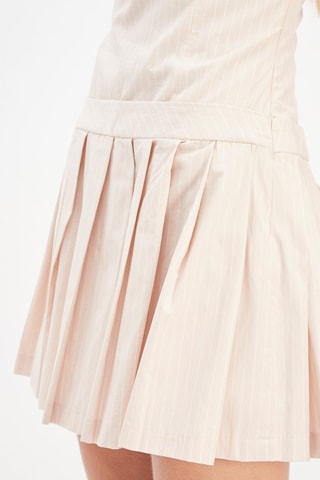 Strapless Jurk - Beige