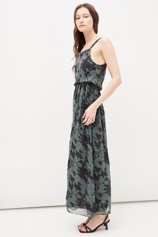 Lange Jurk Zwart en Grijs