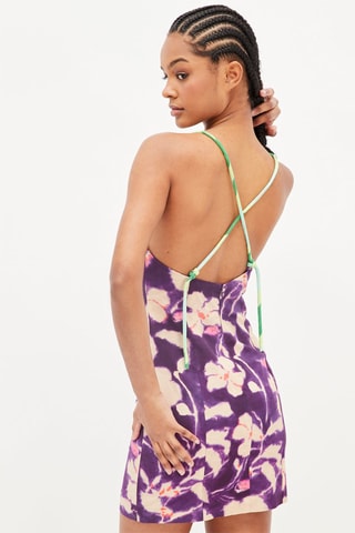 Mini-jurk Paars en Roze