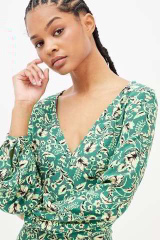 Trapezium Jurk Donkergroen