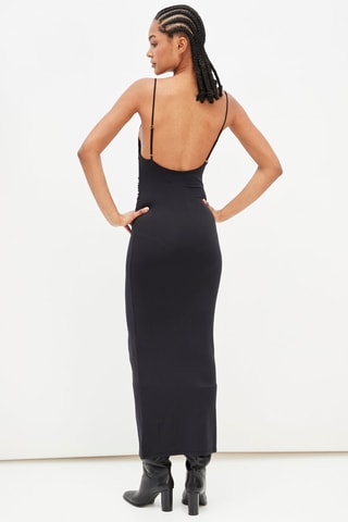 Nauwaansluitende Jurk Zwart