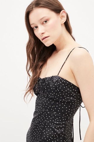 Midi-jurk Zwart en Wit