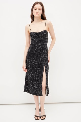 Midi-jurk Zwart en Wit