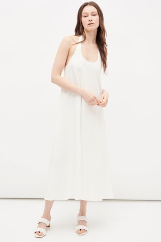Midi-jurk Wit