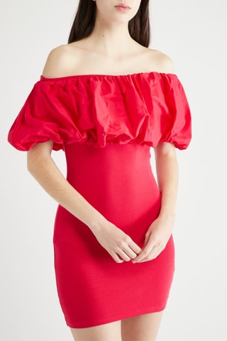 Nauwaansluitende Jurk - Rood