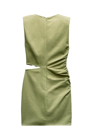 Mouwloze jurk - Groen