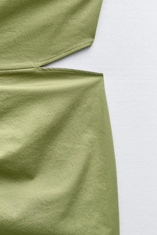 Mouwloze jurk - Groen