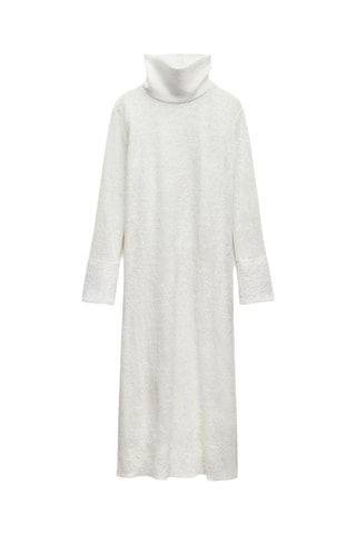 Lange Wollen Jurk - Wit
