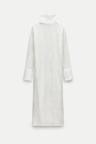 Lange Wollen Jurk - Wit