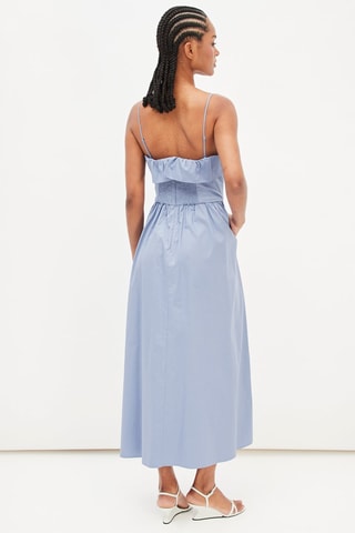 Lange Jurk  Hemelsblauw