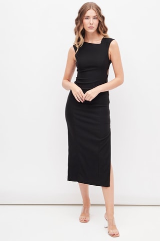 Nauwaansluitende Jurk Zwart