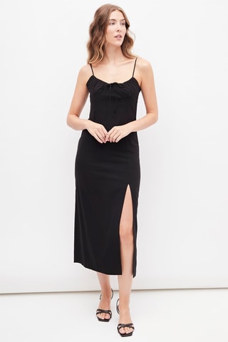Midi-jurk Zwart
