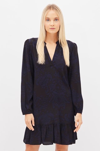 Jurk Lage Taille Zwart en Marineblauw