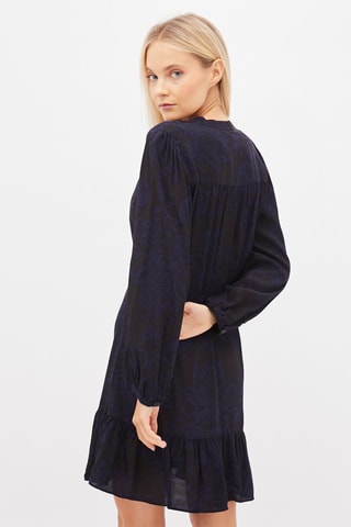 Jurk Lage Taille Zwart en Marineblauw