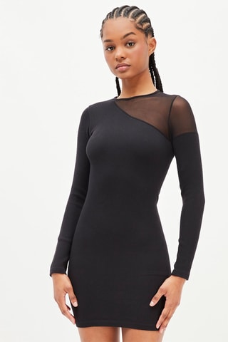 Nauwaansluitende Jurk Nachtblauw