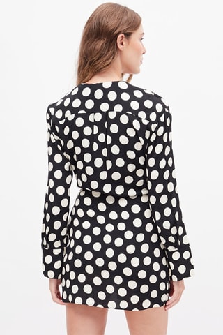 Robe portefeuille Noir et blanc