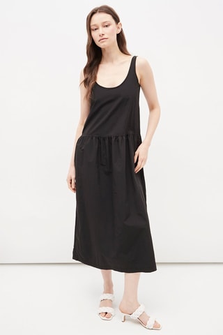 Midi-jurk Zwart