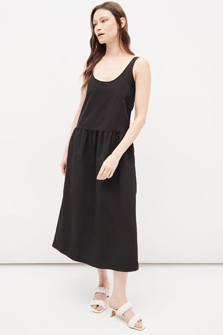 Midi-jurk Zwart