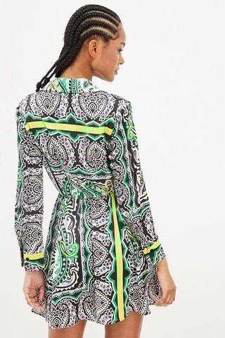 Wikkeljurk Zwart en Lichtgroen