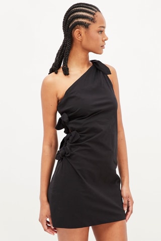 Asymmetrische Jurk Zwart