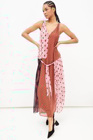 Oversized Jurk Terracotta en Rood