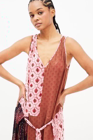 Oversized Jurk Terracotta en Rood