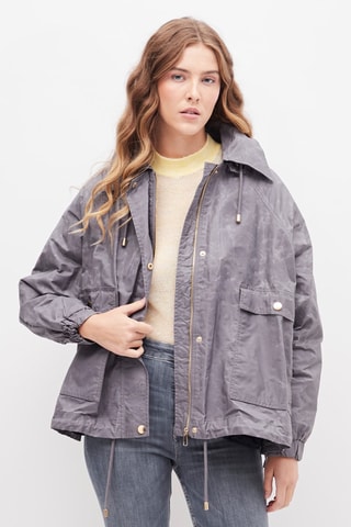 2-in-1 Parka Grijs en Marineblauw