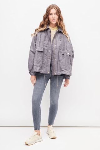 2-in-1 Parka Grijs en Marineblauw