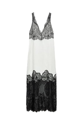 Slipdress - Zwart en Wit