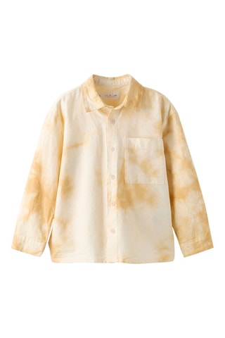 Blouse tie and dye- Ecru en Beige