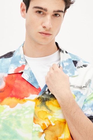 Overhemd Regular Fit Model Groen en Blauw