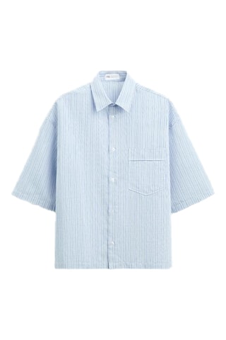 Overhemd - Hemelsblauw en Wit