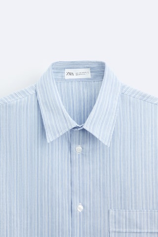 Overhemd - Hemelsblauw en Wit