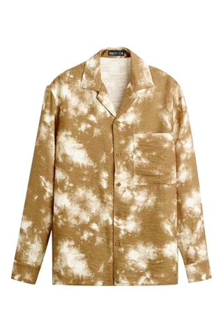 Overhemd Tie and Dye - Beige