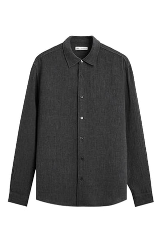 Overhemd - Gemêleerd Antraciet