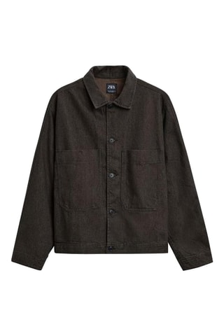 Jeansoverhemd - Donkergroen