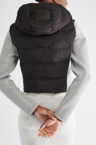 Gewatteerde Jas - Zwart