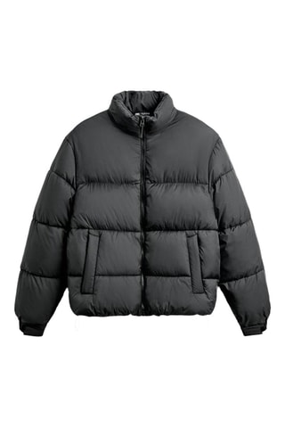 Gewatteerde Jas - Zwart