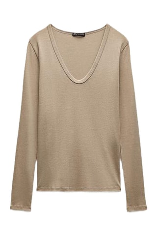T-shirt - Beige