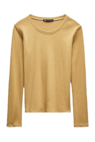 T-shirt - Mosterdgeel