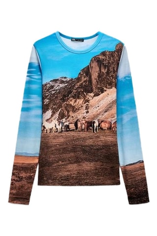 T-shirt - Hemelsblauw