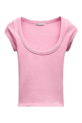 T-shirt - Poederroze