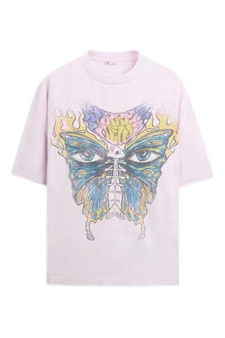 T-shirt - Poederroze