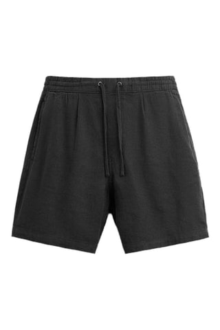 Linnen Short - Antraciet