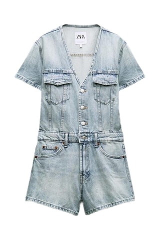 Spijkerplaysuit - Blauw
