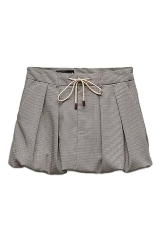 Pofrok - Wit en Bruin