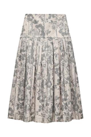 Plissérok - Ivoorkleurig